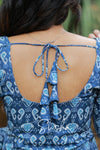 Indigo blue ethnic print (SC013)